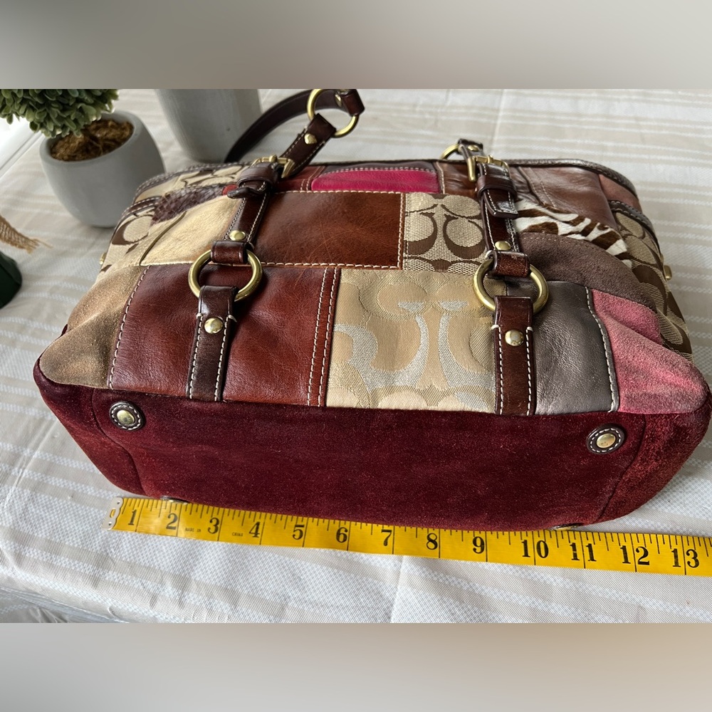 LAST CHANCE- Coach Patchwork Tote - Picture 7 of 15